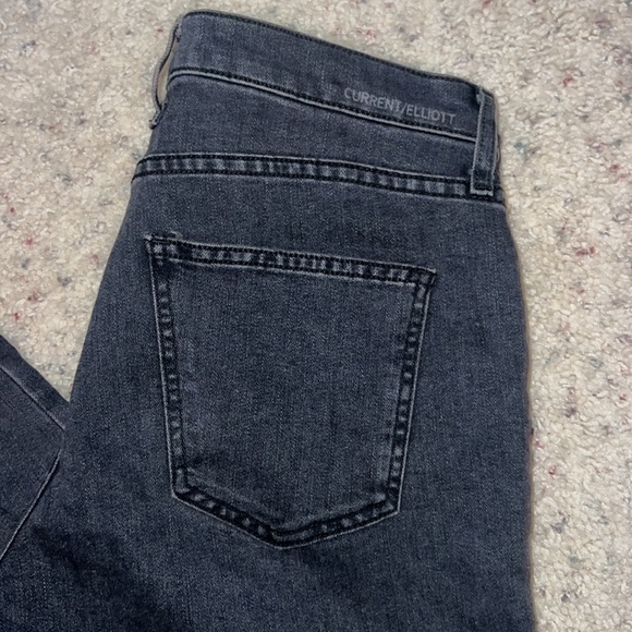 Current/Elliott The Fling evermore Jean Size 28 Charcoal Gray boyfriend straight - Picture 7 of 9